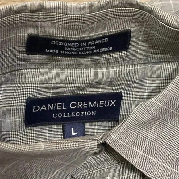 Daniel Cremieux long sleeve button front Shirt men's large preppy business - Picture 2 of 6